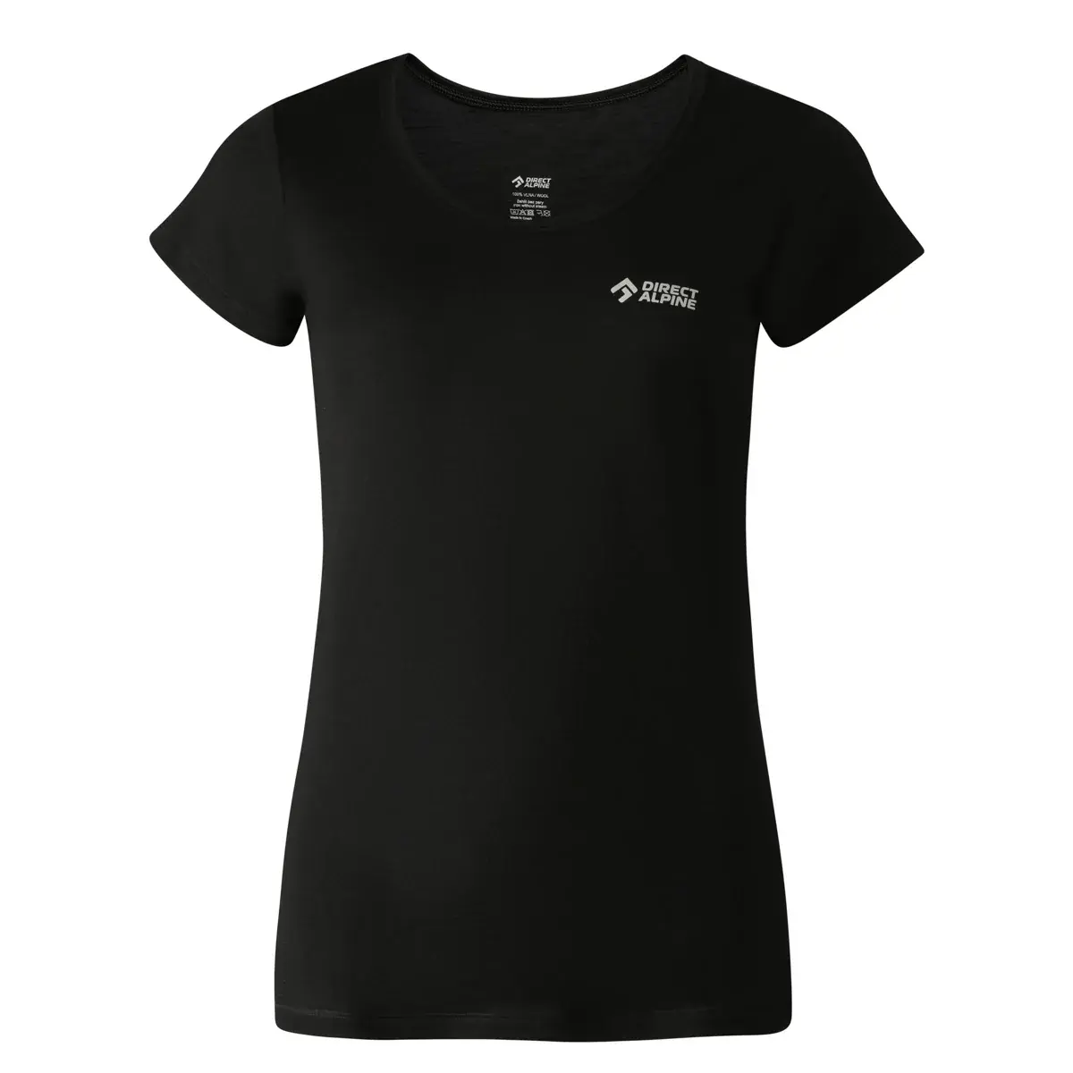 Koszulka termoaktywna merino damska Direct Alpine FURRY LADY black (DA big font)
