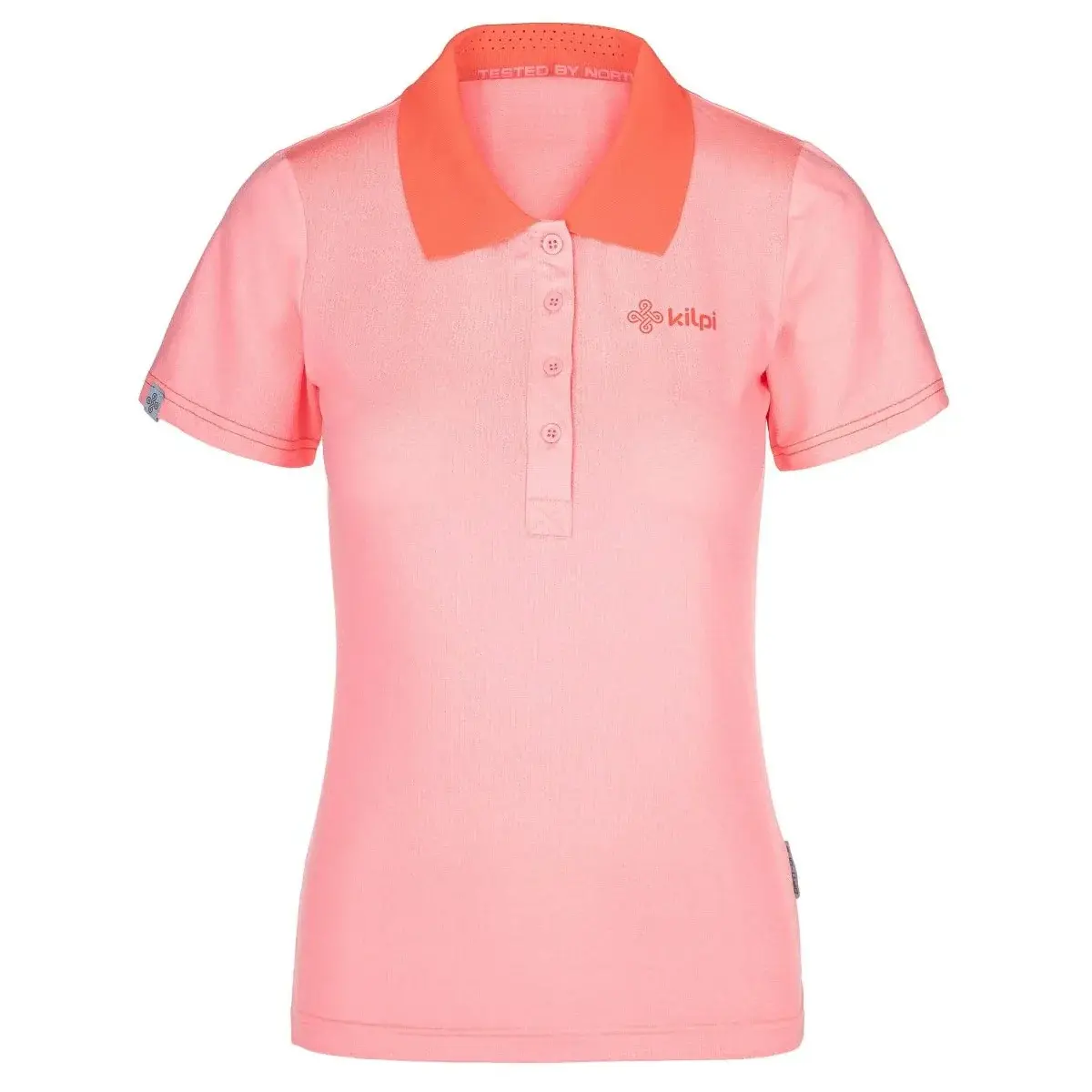 Koszulka polo termoaktywna damska Kilpi COLLAR-W jasnoróżowy