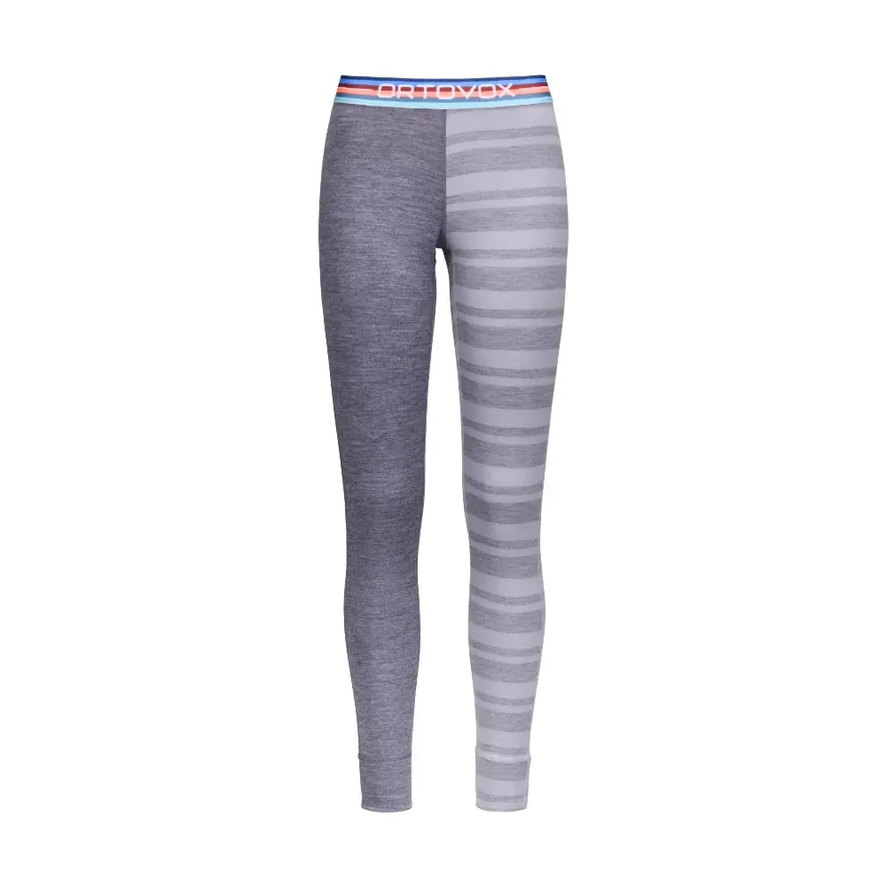 Ortovox Legginsy termoaktywne damskie Ortovox W's 185 Rock'n'Wool Long Pants Grey Blend