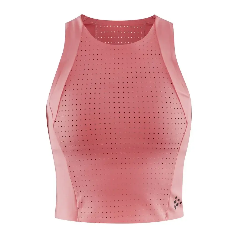 Top termoaktywny damski Craft ADV Hit Perforated czerwony