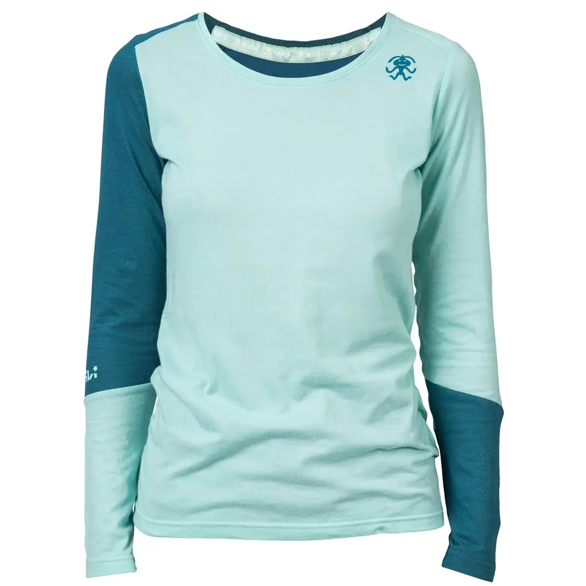 Rafiki Koszulka termoaktywna damska Rafiki Finale eggshell blue/tapestry zielony