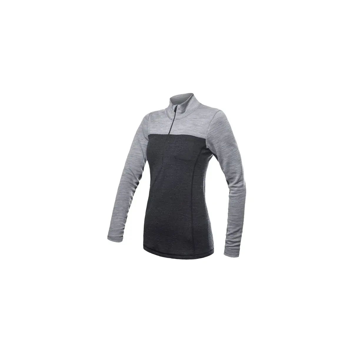 Sensor Koszulka termoaktywna z długim rękawem damska Sensor Merino Bold Anthracite/cool gray