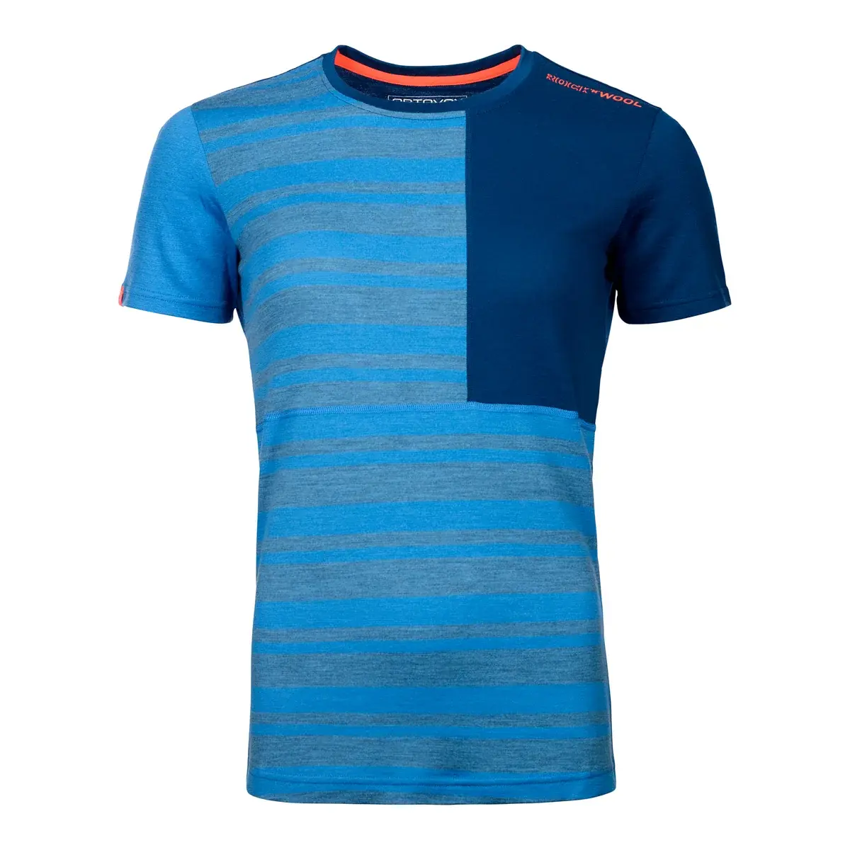 Ortovox Koszulka termoaktywna damska Ortovox 185 Rock'n'Wool Sky blue