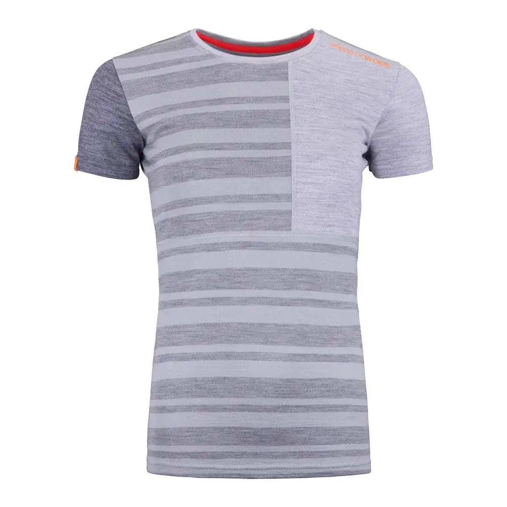 Ortovox Koszulka termoaktywna damska Ortovox W's 185 Rock'n'Wool Short Sleeve Grey Blend
