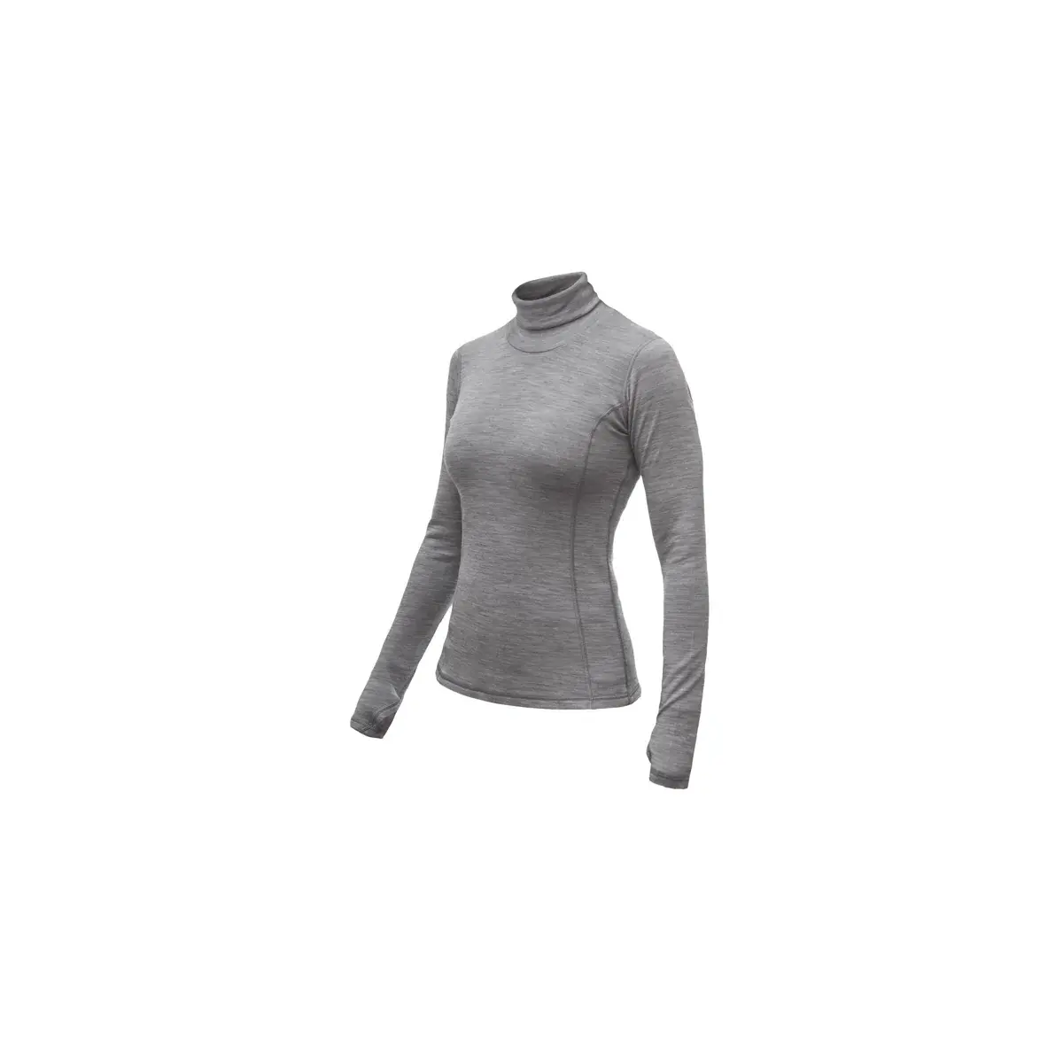 Koszulka termoaktywna z długim rękawem damska Sensor Merino Bold Roll Neck Szary