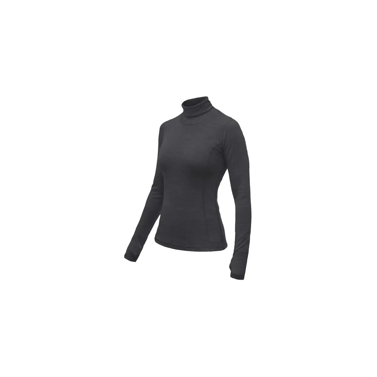Koszulka termoaktywna damska Sensor Merino Bold Roll Neck anthracite gray