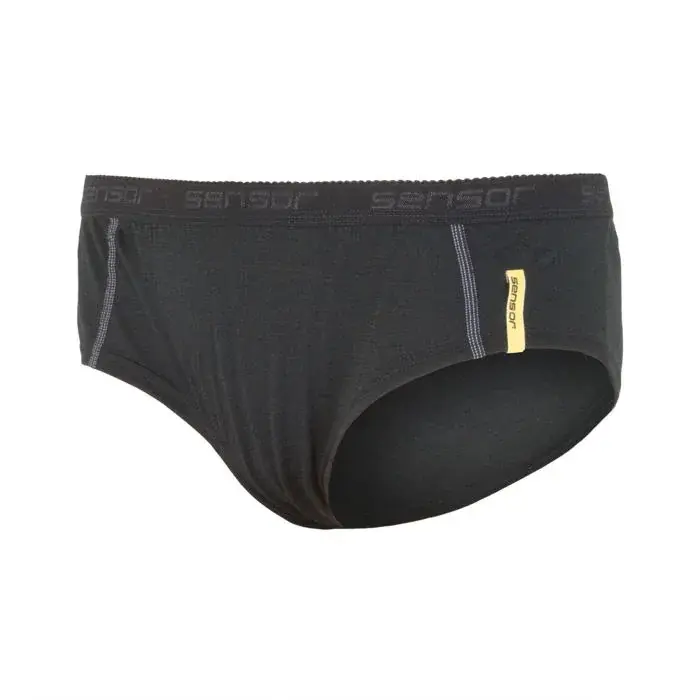Sensor Majtki damskie Sensor Merino Active czarny