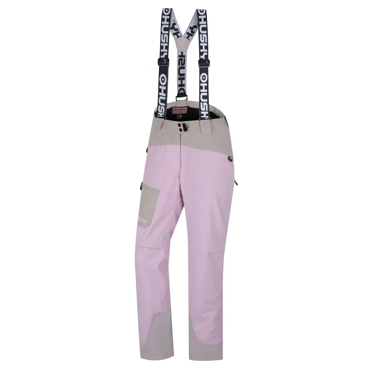 Spodnie narciarskie damskie Husky Glad L pink/beige