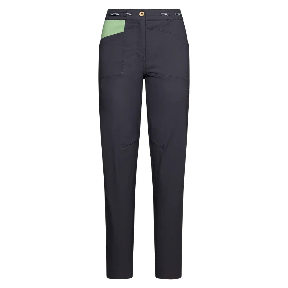 Spodnie damskie La Sportiva Mantra Pants onyx/aspen green