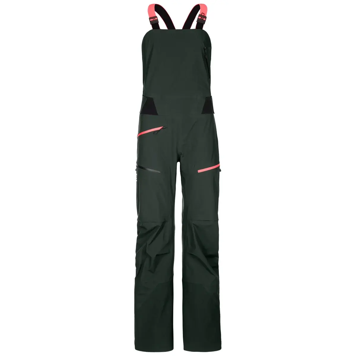 Ortovox Spodnie damskie Ortovox W´s 3L Deep Shell Bib Pants green pine