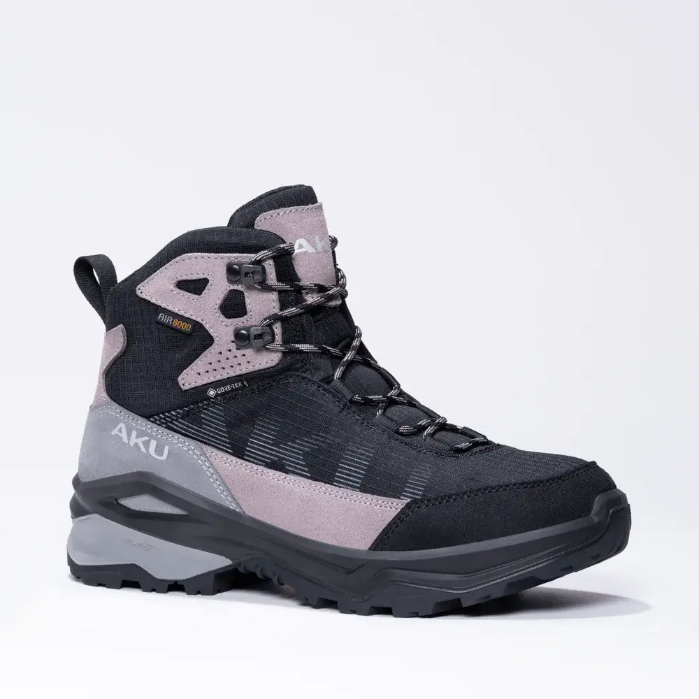 AKU Buty za kostkę damskie AKU Woman ADAPTA LIGHT GTX W'S BLACK/DUST PINK