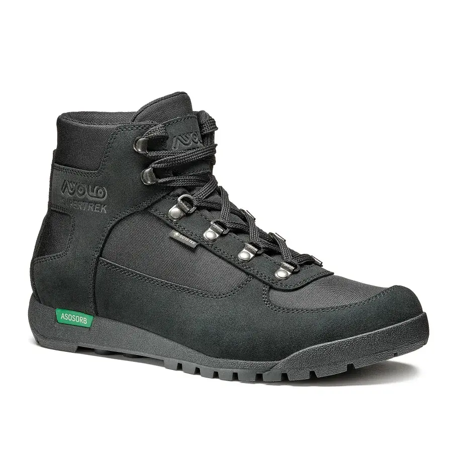 Asolo Buty za kostkę damskie Asolo Supertrek GTX ML black