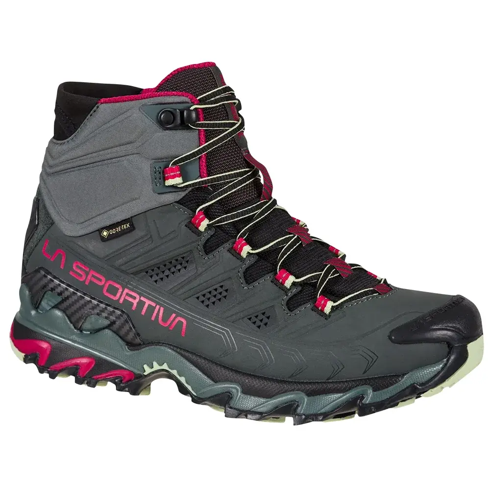 La Sportiva Buty za kostkę damskie La Sportiva Ultra Raptor II Mid Leather Wide GTX charcoal/cerise