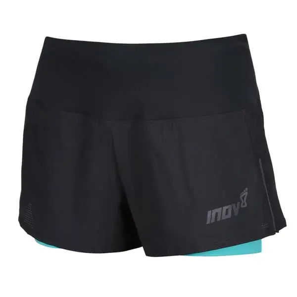 Inov8 Szorty do biegania damskie Inov8 Trailfly Ultra 3" 2in1 Short W black/teal