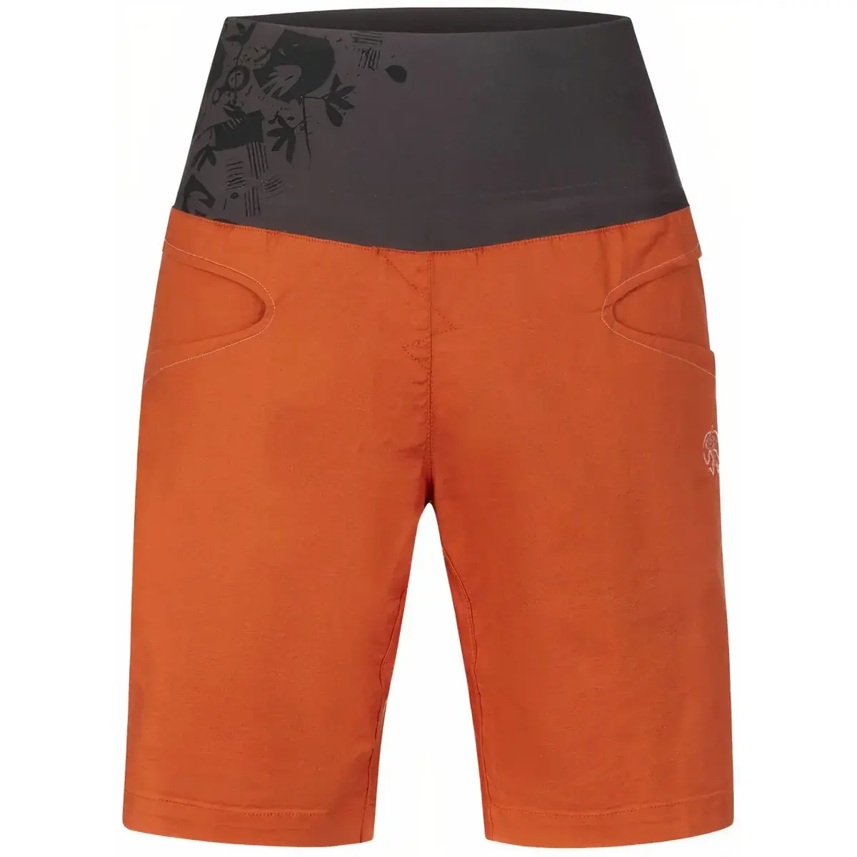 Szorty damskie Rafiki Muriel orange rust