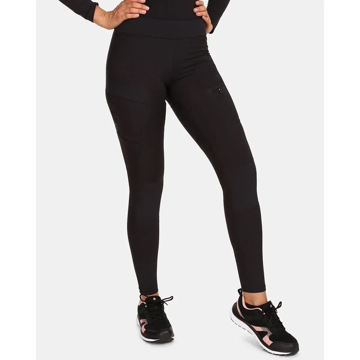 Legginsy outdoorowe damskie Kilpi Mounteria-W czarny L-Short