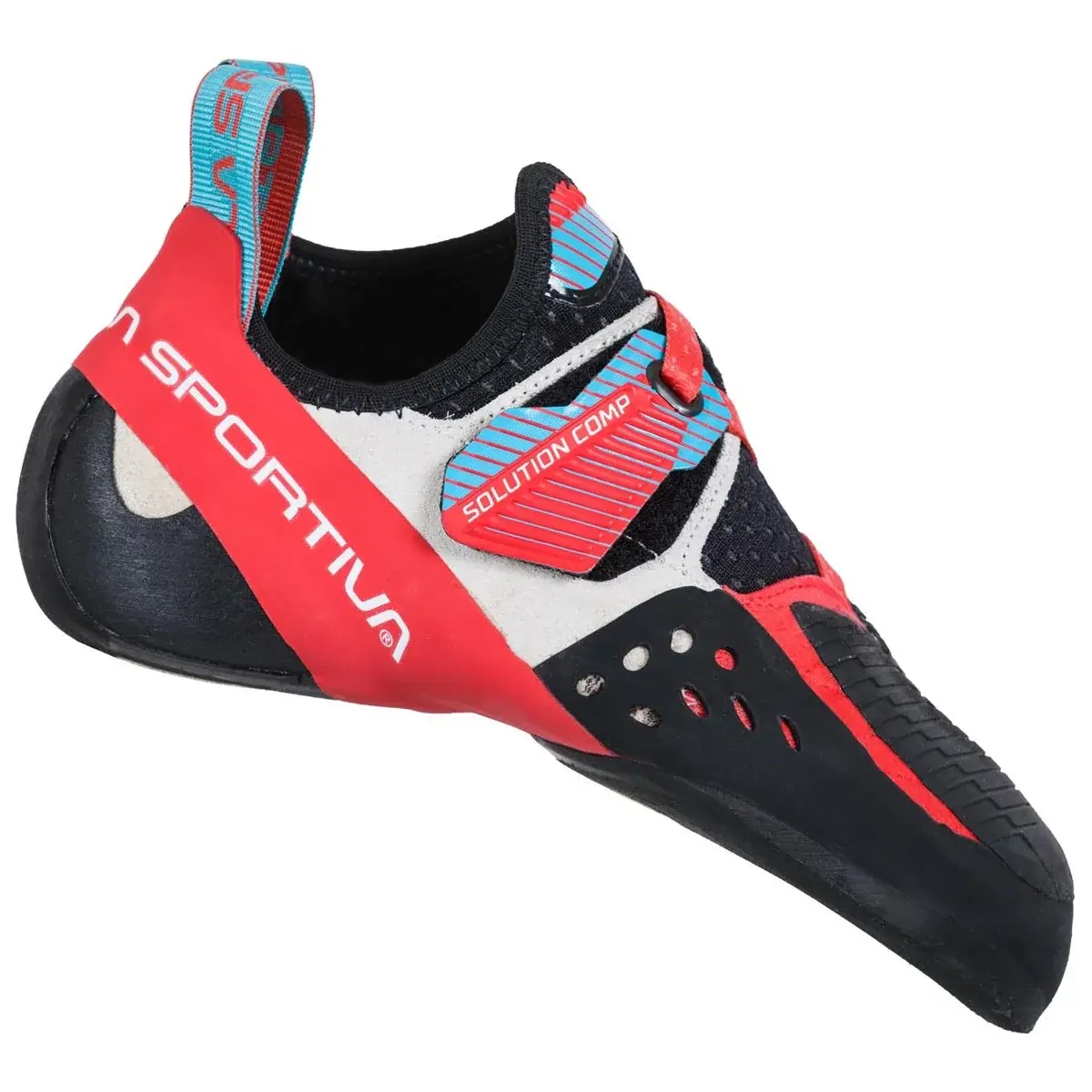 La Sportiva Buty wspinaczkowe damskie La Sportiva Solution Comp Woman hibiscus/malibu blue
