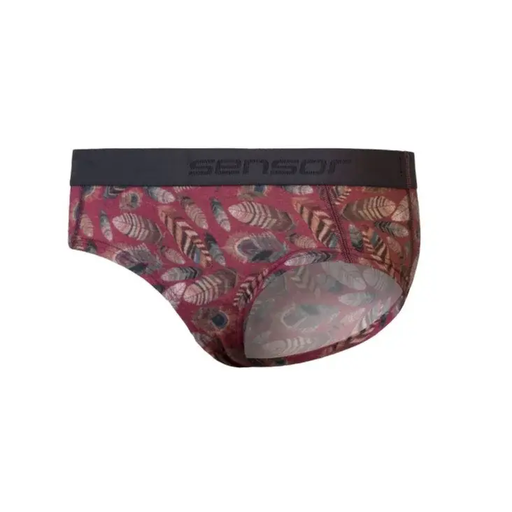 Sensor Majtki merino damskie Sensor Merino Impress lilla/feather