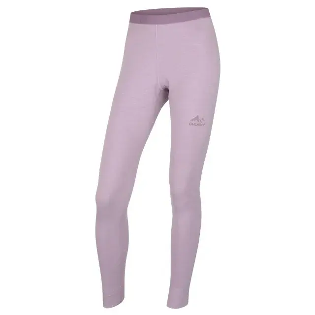 Husky Legginsy merino damskie Husky MERCIE L light purple, rozmiar