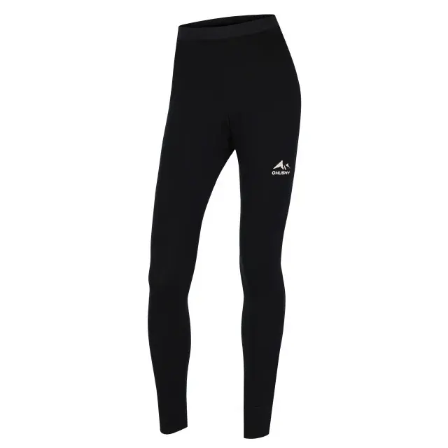 Husky Legginsy merino damskie Husky MEREA L black, rozmiar