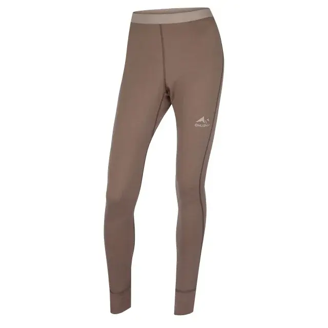 Husky Legginsy merino damskie Husky MEREA L dark beige, rozmiar