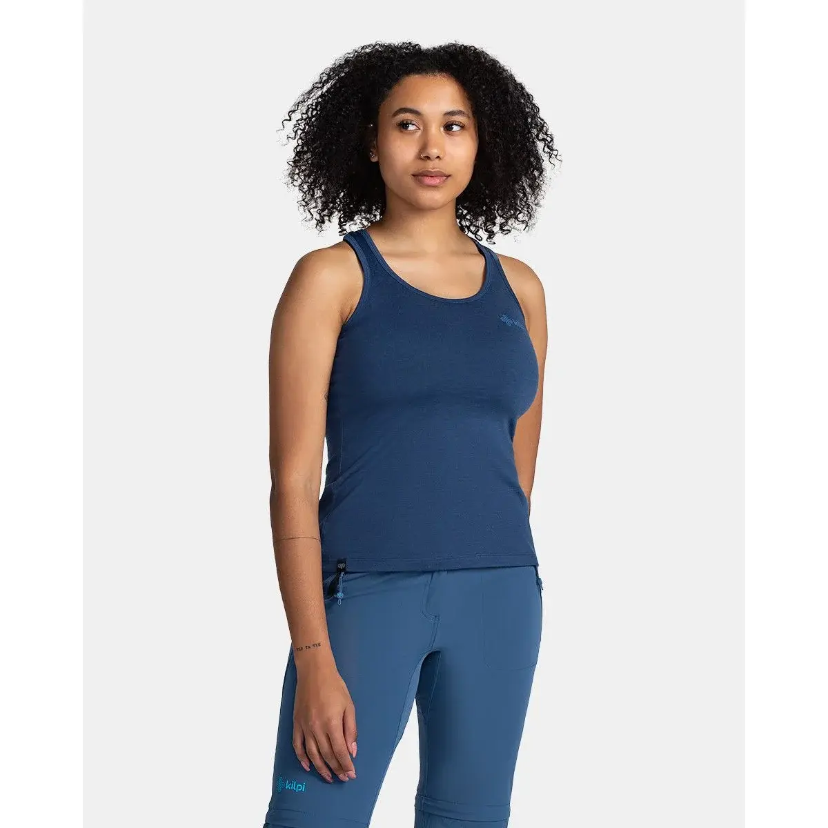 Kilpi Top merino damski Kilpi Mirien-W ciemnoniebieski