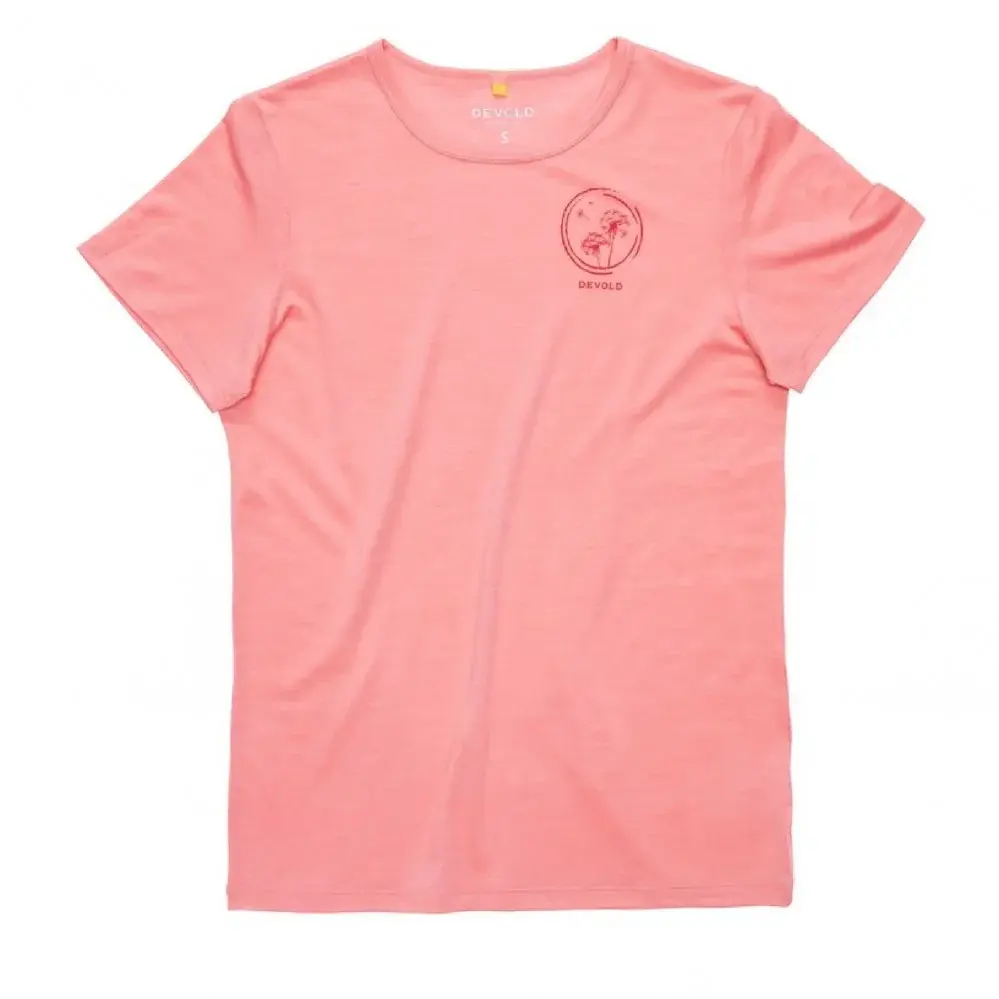 Devold Koszulka merino damska Devold Active "Spring" Tee WMN apricot