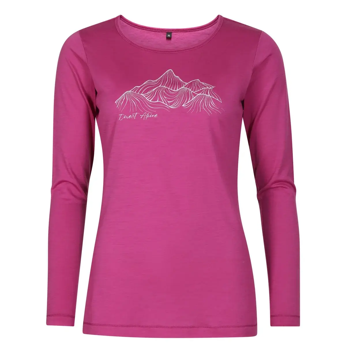 Koszulka merino damska Direct Alpine FURRY LONG LADY orchid (Sillent hills)