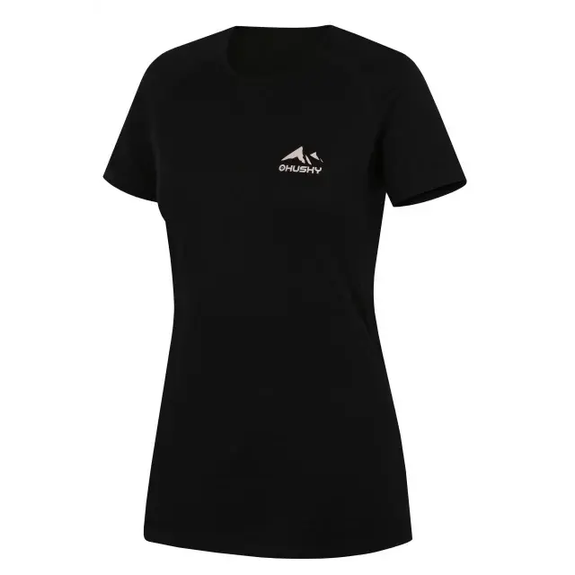 Koszulka merino damska Husky Mersa L black