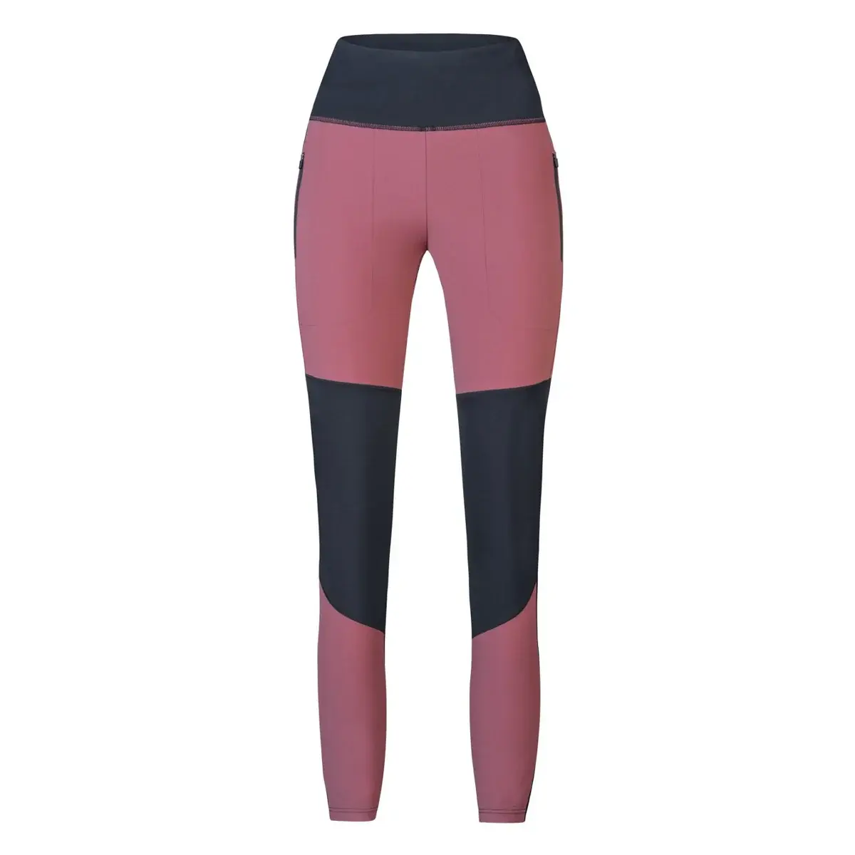 Legginsy outdoorowe damskie Hannah Elisa PRO anthracite/roan rouge