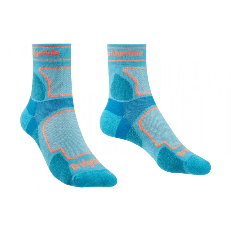 Bridgedale Skarpety damskie Bridgedale Trail Run LW T2 MS 3/4 Crew Women´s blue