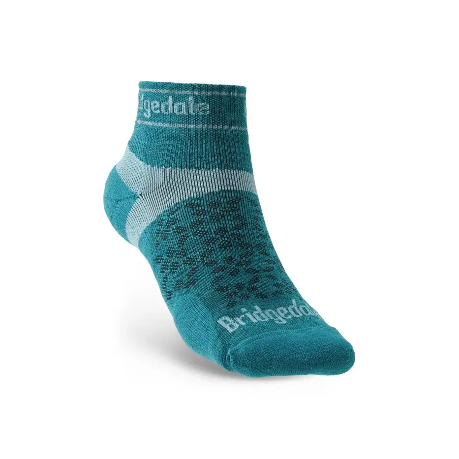 Bridgedale Skarpety do biegania damskie Bridgedale Trail Run UL T2 MS Low teal