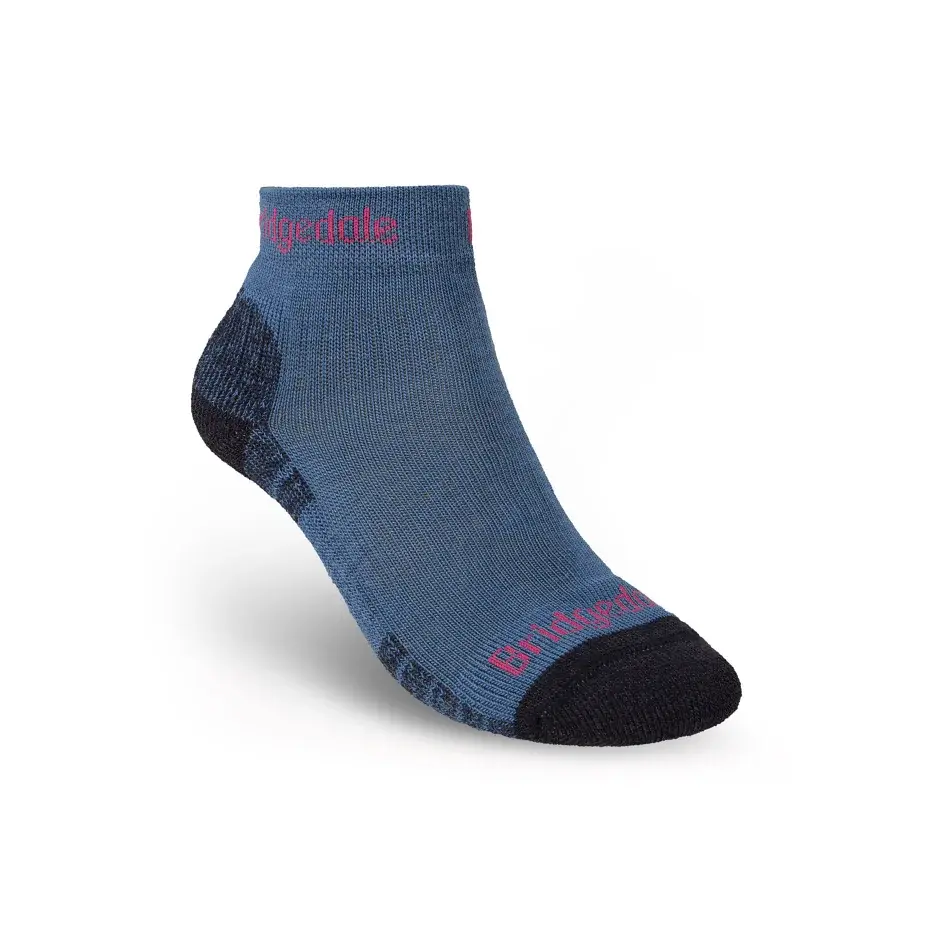 Bridgedale Skarpety damskie Bridgedale Hike Lightweight Performance Ankle Denim