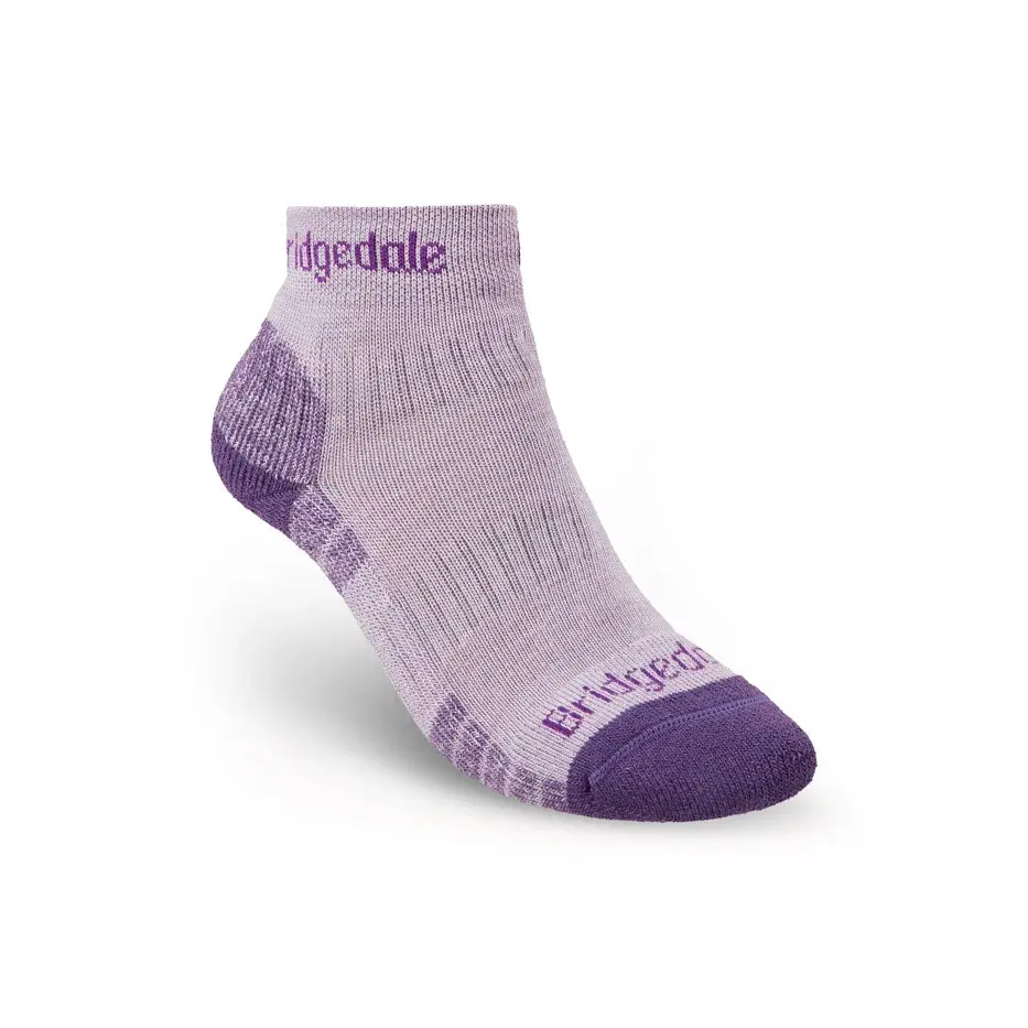 Skarpety damskie Bridgedale Hike Lightweight Performance Ankle Heather/Damson