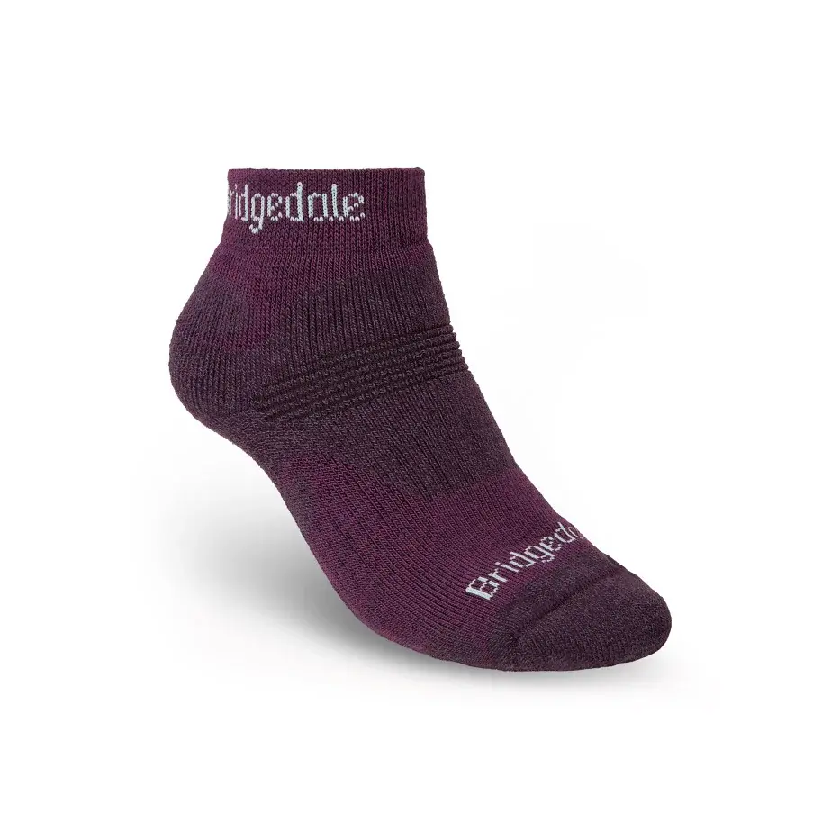 Bridgedale Skarpety damskie Bridgedale Hike Midweight Performance Ankle Dark Purple