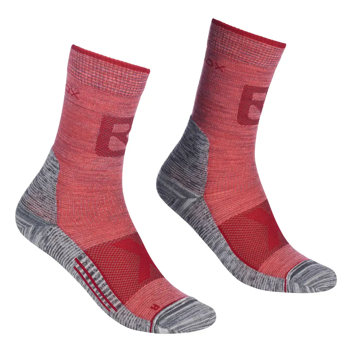 Skarpety damskie Ortovox Alpinist Pro Compression Mid Blush