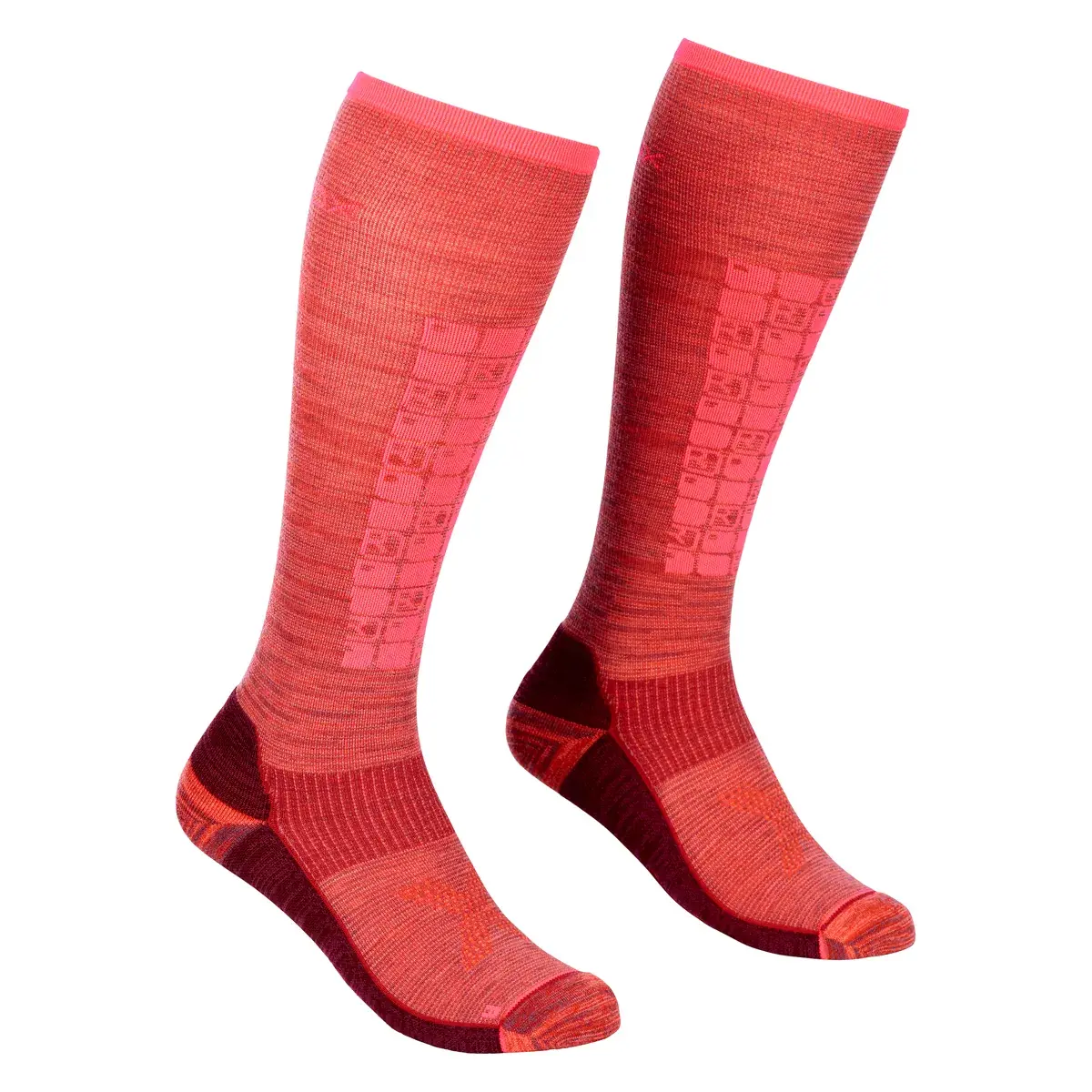 Skarpety damskie Ortovox Ski Compression Long Blush