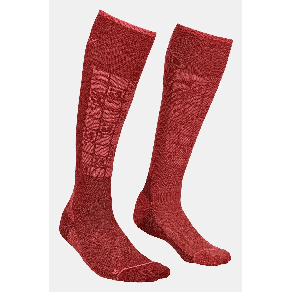 Skarpety damskie Ortovox Ski Compression Socks dark blood