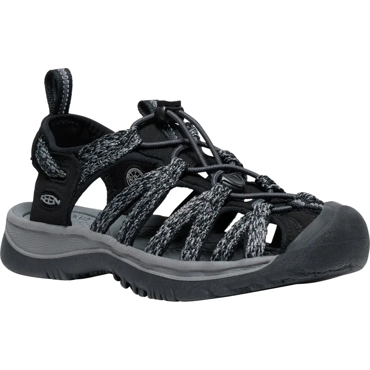 KEEN Sandały uniwersalne damskie KEEN Whisper Women black/steel grey