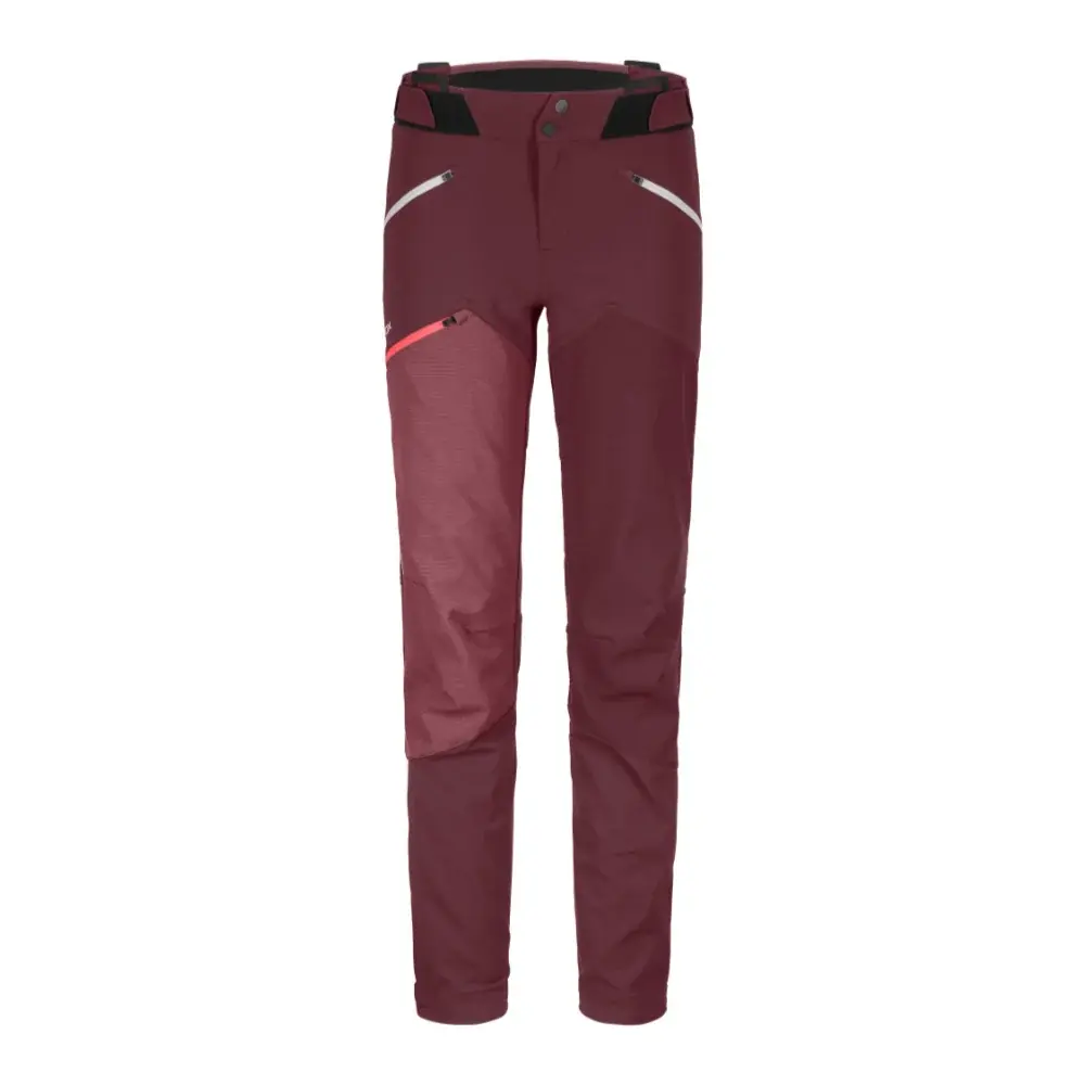 Spodnie softshellowe damskie Ortovox Westalpen Softshell Pants W winetasting