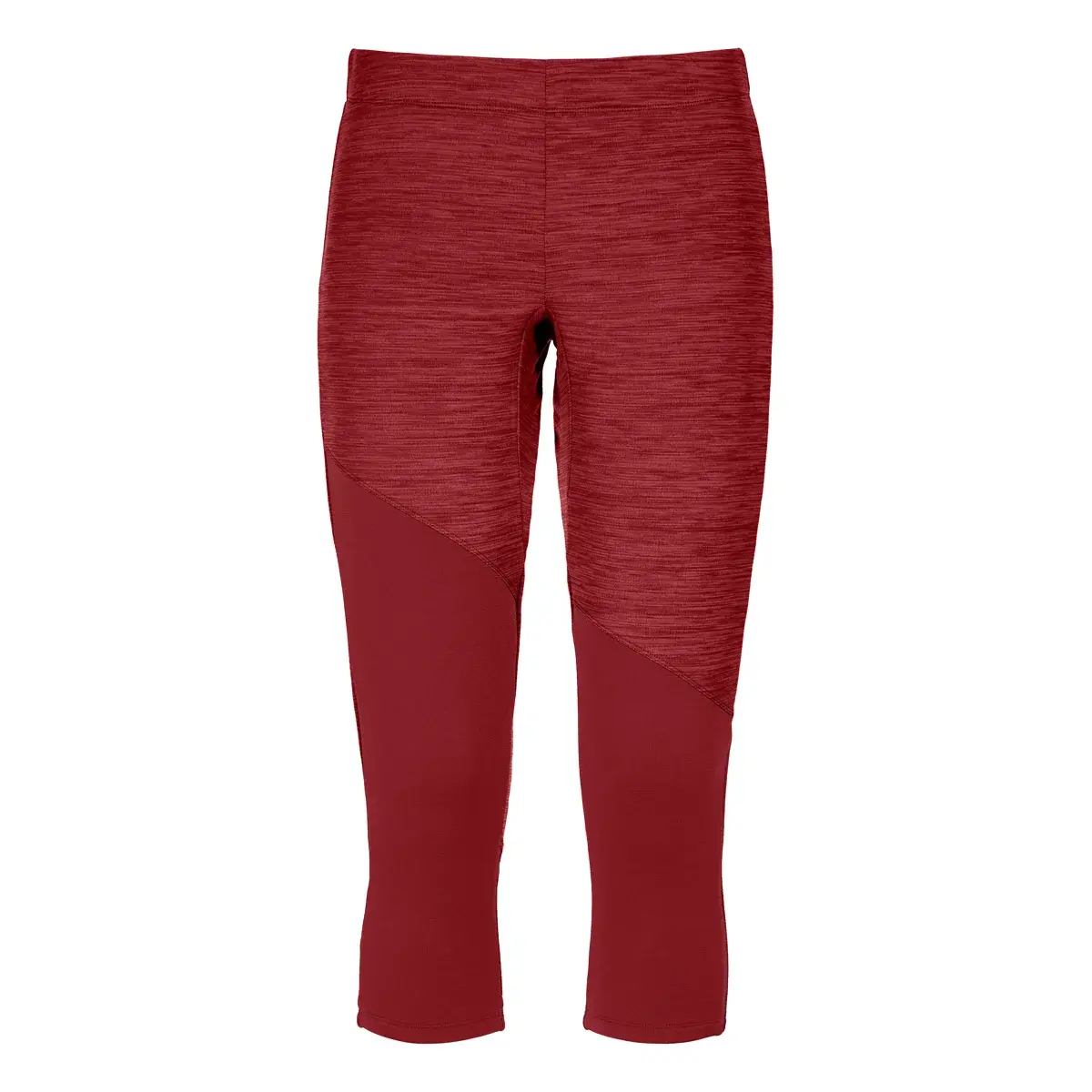 Ortovox Legginsy termoaktywne damskie Ortovox W´s Fleece Light Short Pants dark blood blend