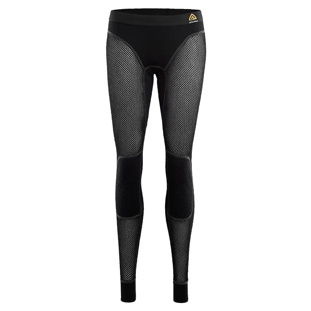 Aclima Legginsy termoaktywne damskie Aclima WoolNet Longs jet black