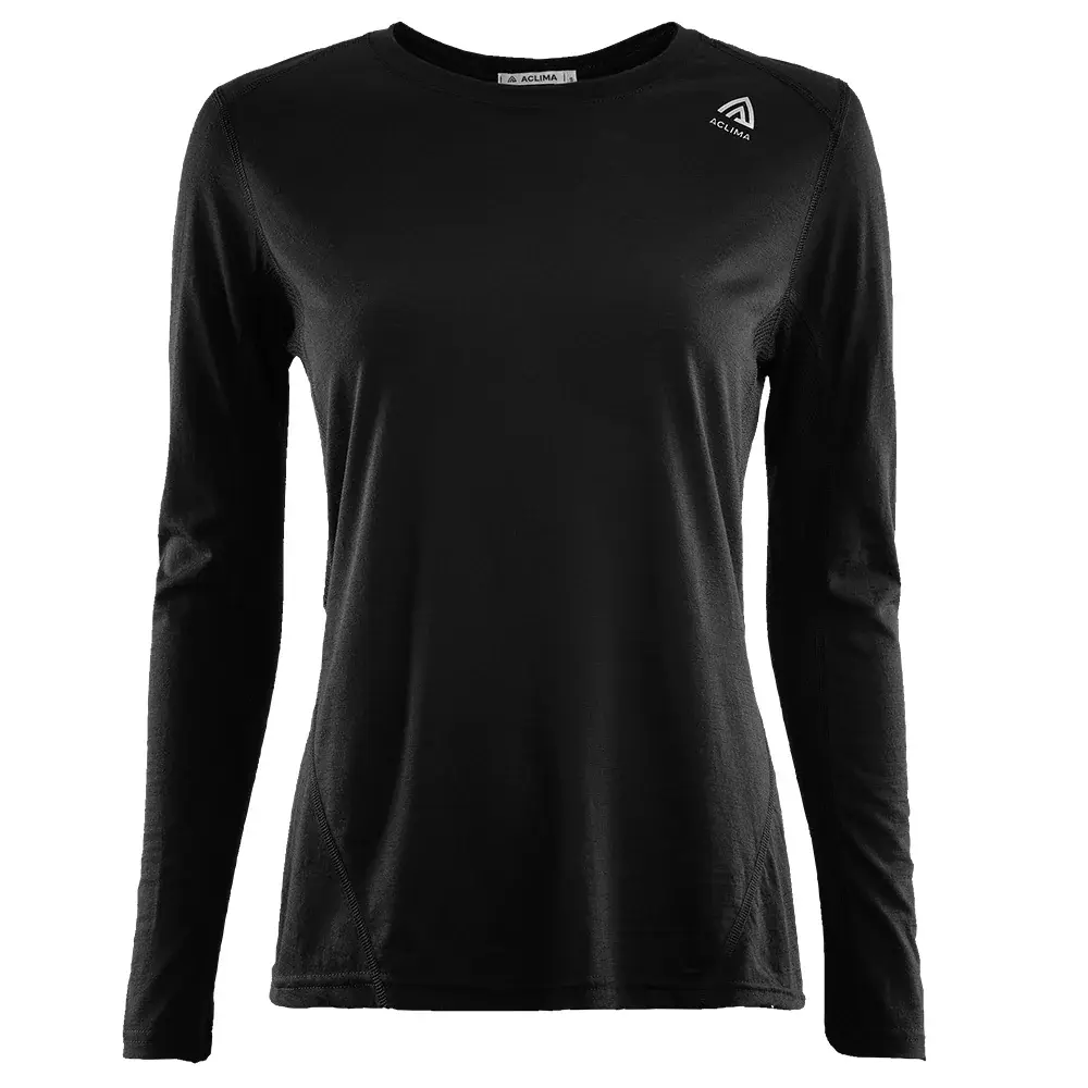 Aclima Koszulka termoaktywna damska Aclima LightWool Sports Shirt jet black