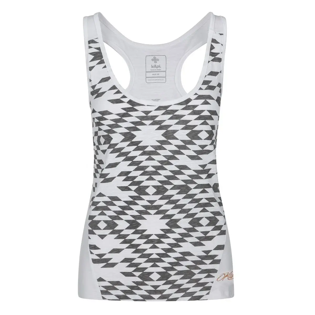 Top bawełniany damski Kilpi Nica-W white