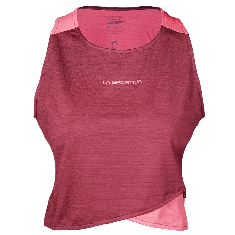 Top damski La Sportiva Sunfire Tank redwood/rosebay