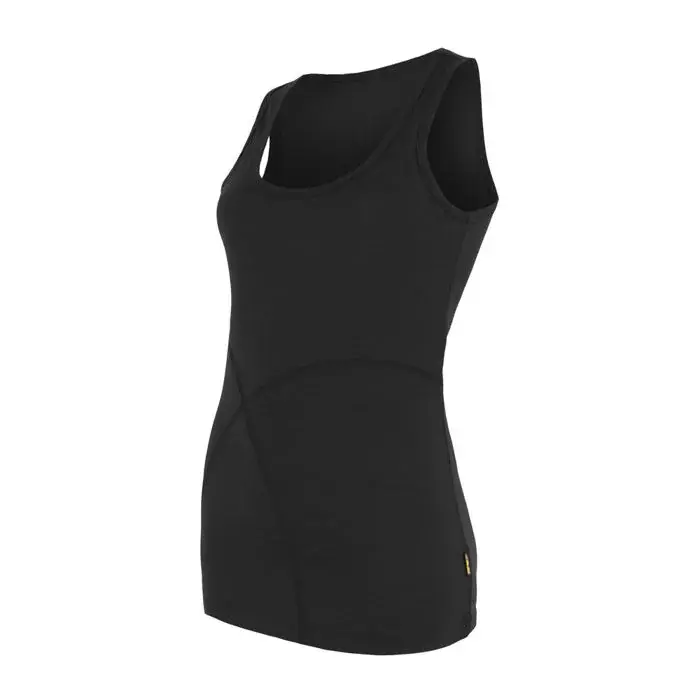Sensor Top termoaktywny damski Sensor Merino Active czarny
