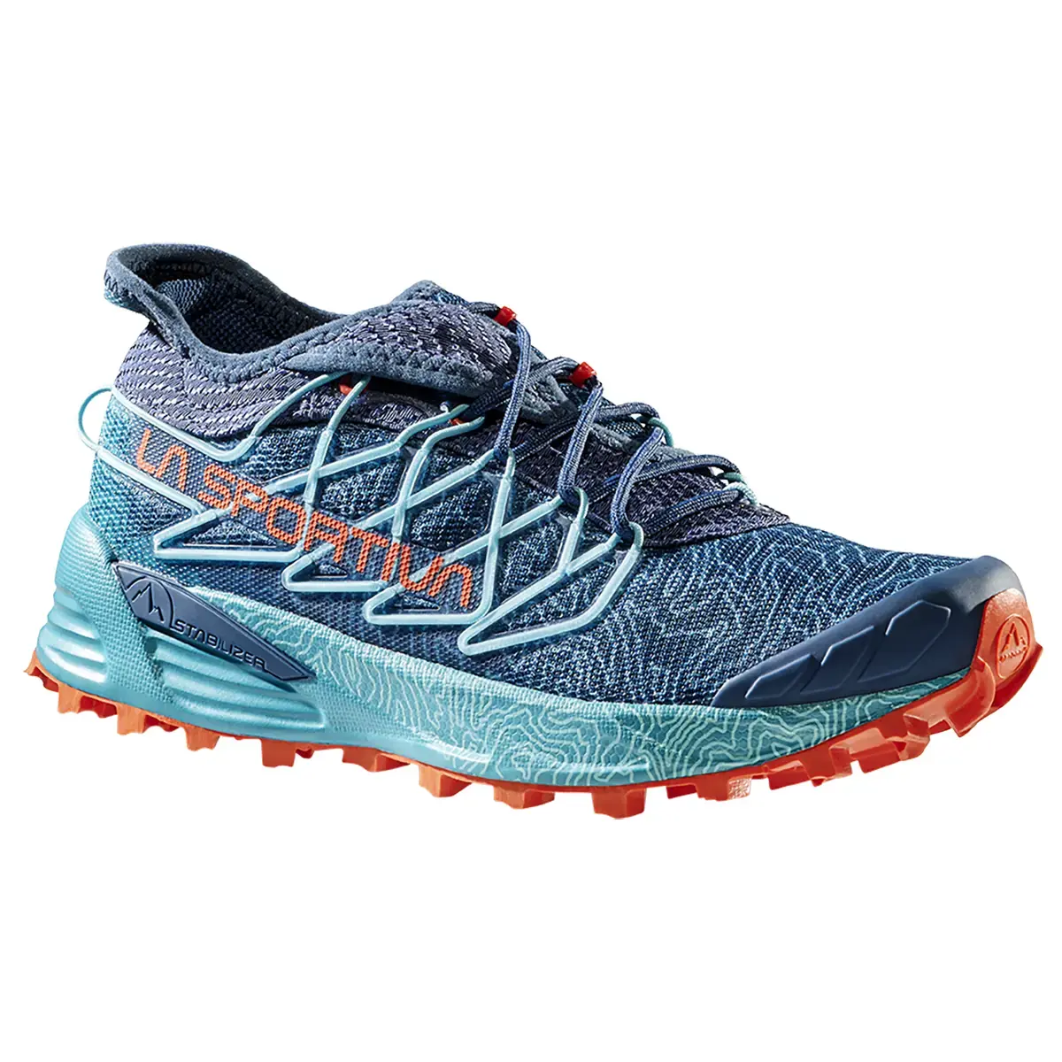 La Sportiva Buty trailowe damskie La Sportiva Mutant Storm Blue/Cherry Tomato