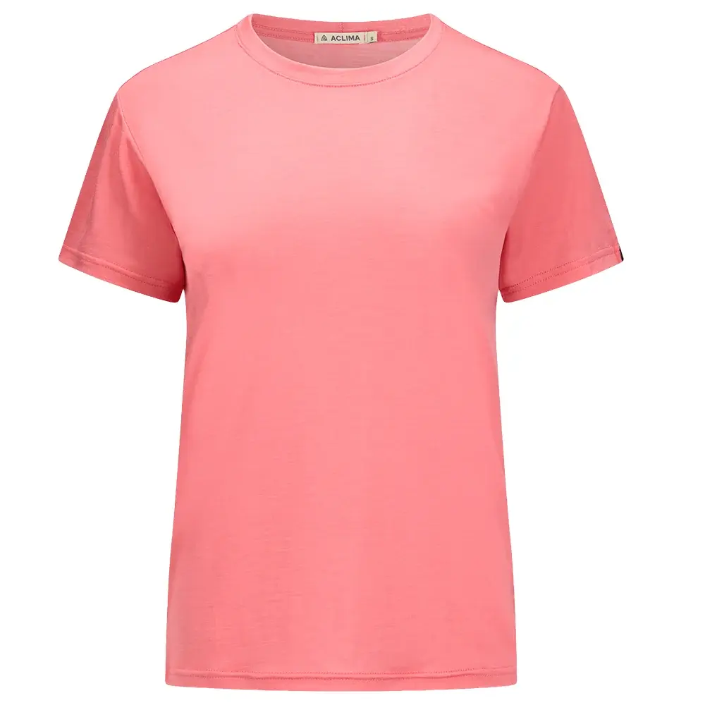 Koszulka damska Aclima LightWool Classic sun kissed coral