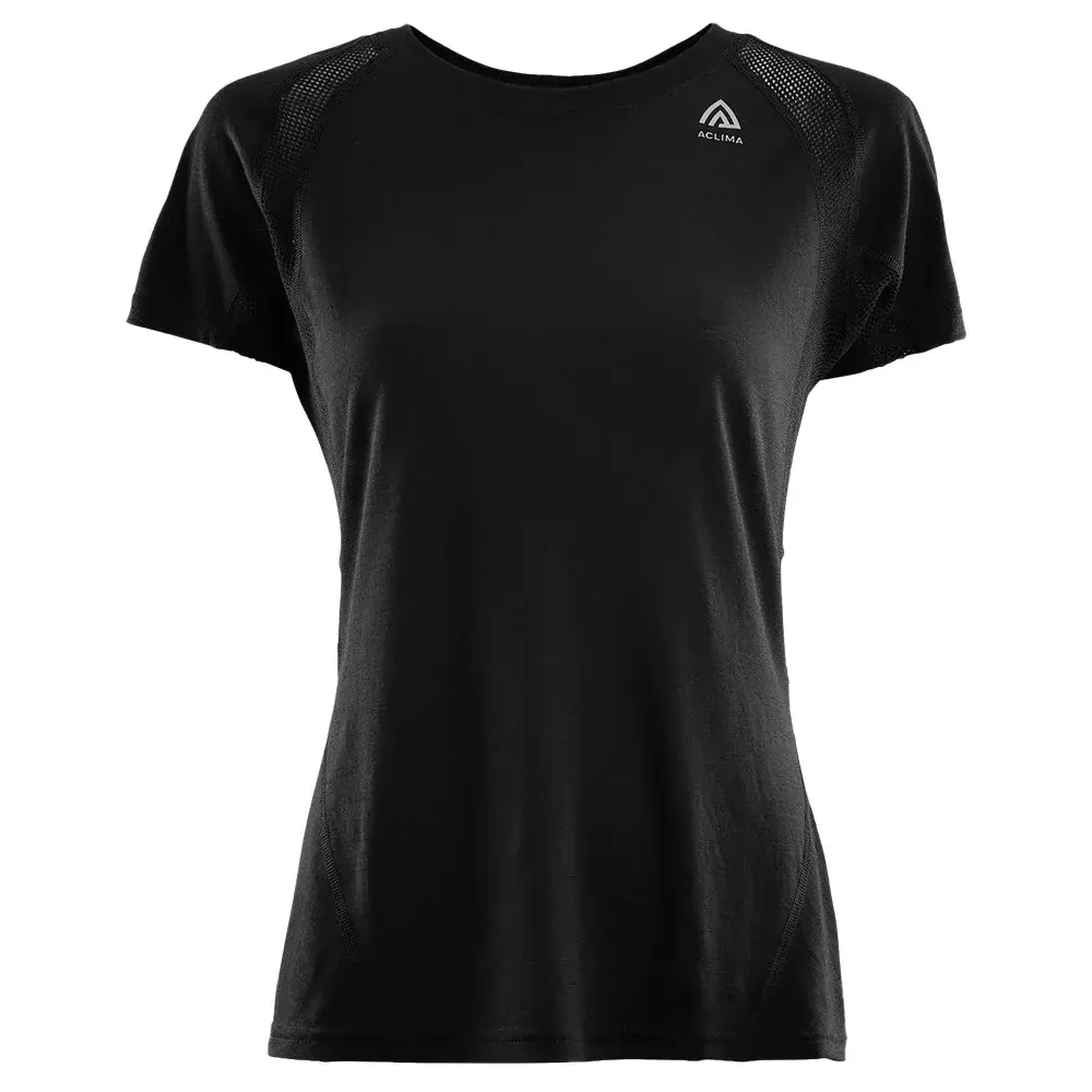 Koszulka damska Aclima LightWool Sports T-Shirt jet black