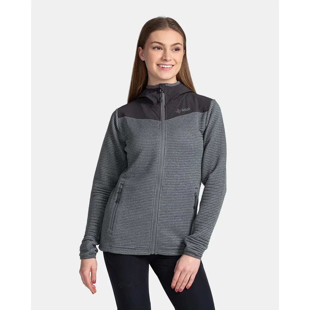Kilpi Bluza sportowa damska Kilpi Tanali-W ciemnoszary